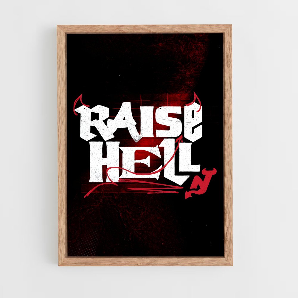 Poster Raise Hell – affiche Hockey sur glace (vue 4)